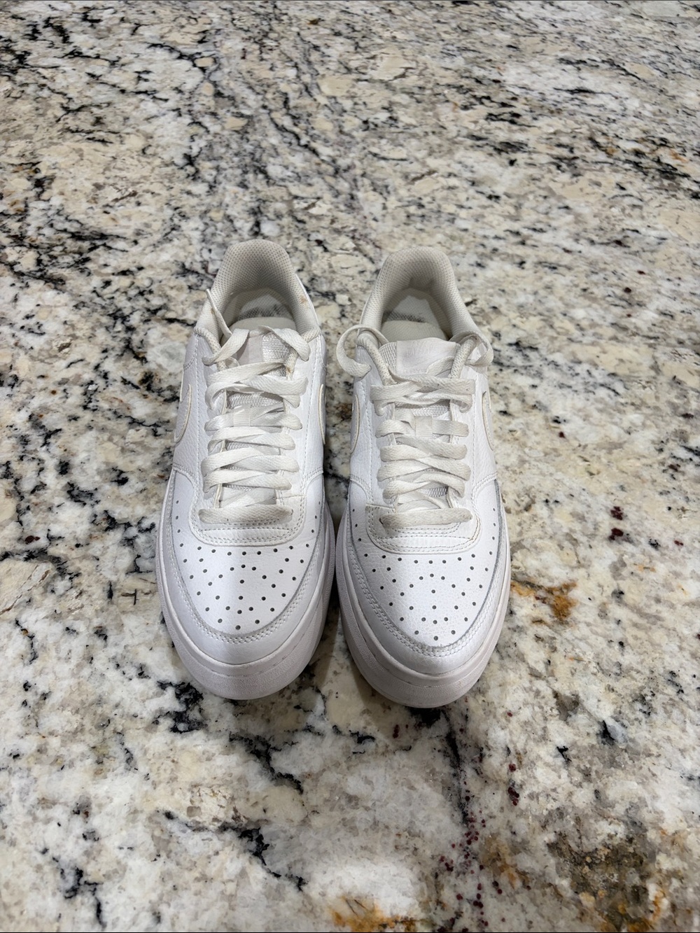 Nike White Women'sSz10 Court Vision Alta Sneakers